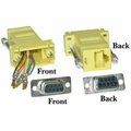 Swe-Tech 3C Modular Adapter, Yellow, DB9 Female to RJ45 Jack FWT31D1-1740YL